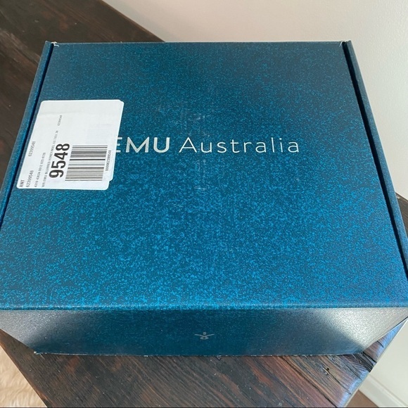 NWT Anthropologie Emu Australia Brown Leather Fur Lined Boots Chestnut - Picture 4 of 13